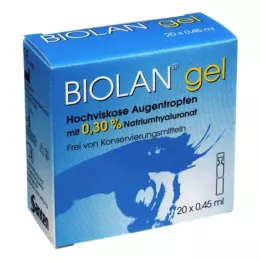 BIOLAN Gel øyedråper, 20X0,45 ml