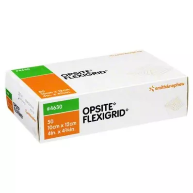 OPSITE Flexigrid transp. sårbandasje 10x12 cm steril, 50 stk