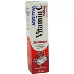 Additiva Vitamin C med blod oransje smak, 20 stk