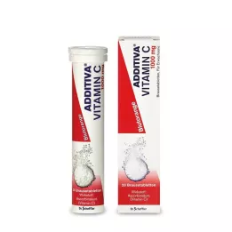 ADDITIVA Vitamin C Blodappelsin brusetabletter, 20 stk