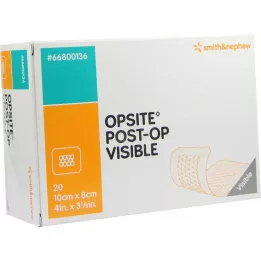 OPSITE Stolpe-OP Synlig 8x10 cm bandasje, 20 stk