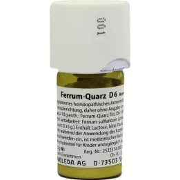 FERRUM QUARZ D 6 Triturasjon, 20 g