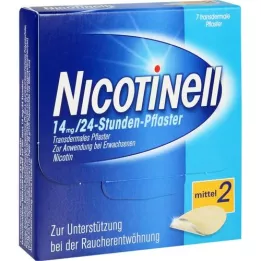 NICOTINELL 14 mg/24-timers gips 35 mg, 7 stk