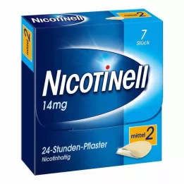 NICOTINELL 14 mg/24-timers plaster 35mg, 7 stk