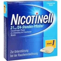 NICOTINELL 21 mg/24-timers gips 52,5 mg, 7 stk