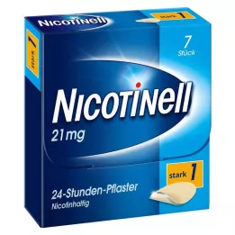 NICOTINELL 21 mg/24-timers plaster 52,5 mg, 7 stk