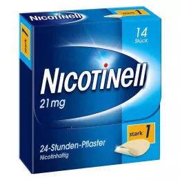 NICOTINELL 21 mg/24-timers plaster 52,5 mg, 14 stk
