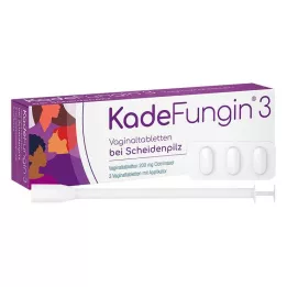 KADEFUNGIN 3 vaginaltabletter, 3 stk