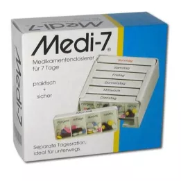 MEDI 7 medisindoser i 7 dager hvit, 1 stk