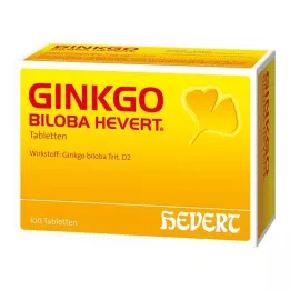 GINKGO BILOBA HEVERT Tabletter, 100 stk