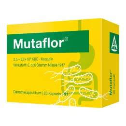 MUTAFLOR gastroresistente harde kapsler, 20 stk