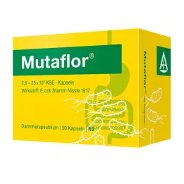 MUTAFLOR gastroresistente harde kapsler, 50 stk