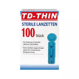 GLUCO TEST Lansetter, 100 stk