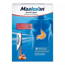 MAALOXAN 25 mVal væske, 20X10 ml