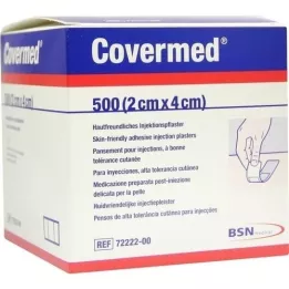 COVERMED Injeksjonsspuss 2x4 cm, 500 stk