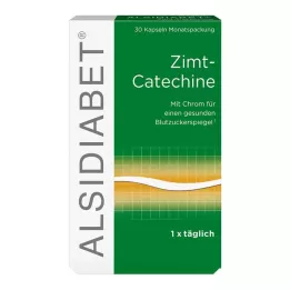ALSIDIABET Kanel katekiner for diabetes type II kapsler, 30 stk