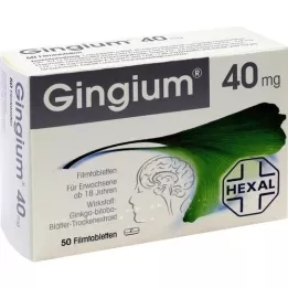 GINGIUM Filmbelagte tabletter, 50 stk
