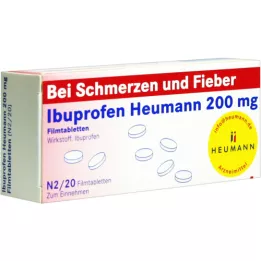 Ibuprofen Heumann 200mg, 20 stk