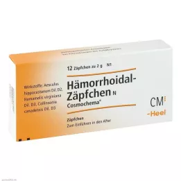 HÄMORRHOIDAL Stikkpiller N Cosmochema, 12 stk