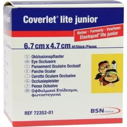 COVERLET Lite Junior Eye -Clever -vifte 47x67 mm, 40 stk