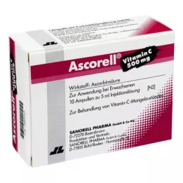 ASCORELL Injeksjonsløsning, 10x5 ml