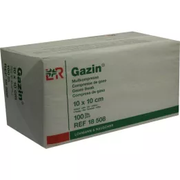 GAZIN Gasbind 10x10 cm usteril 16-fold drift, 100 stk