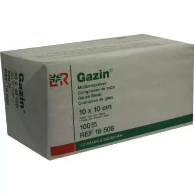 GAZIN Gasbind 10x10 cm usteril 16-fold drift, 100 stk