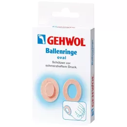 GEHWOL kuleringer ovale, 6 stk