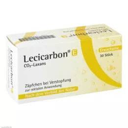LECICARBON E CO2 Laxans Voksenstikkpiller, 30 stk