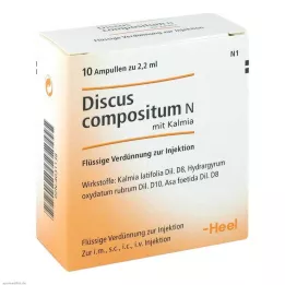 DISCUS kompositum N med Kalmia ampuller, 10 stk