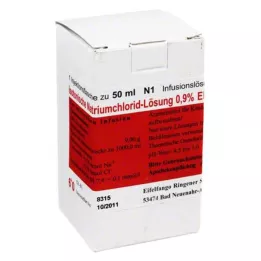 ISOTONISCHE NaCl-løsning 0,9 % Eifelfango, 50 ml
