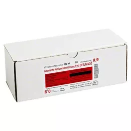 ISOTONISCHE NaCl-løsning 0,9 % Eifelfango, 10X100 ml