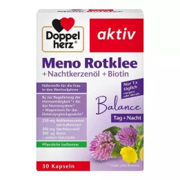 DOPPELHERZ Meno rødkløver+nattlysolje+biotinkapsler, 30 stk