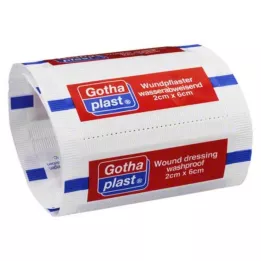 GOTHAPLAST Sårbandasje vanntett 2x6 cm, 1 stk