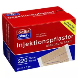 GOTHAPLAST Injeksjonsplaster 2x6 cm, 220 stk