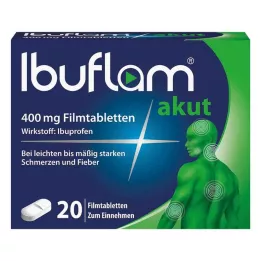 IBUFLAM Akutt 400 mg filmbelagte tabletter, 20 stk
