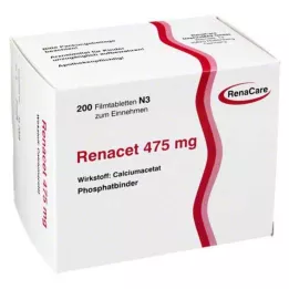 RENACET 475 mg filmbelagte tabletter, 200 stk