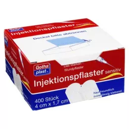 GOTHAPLAST Injeksjonsplaster følsom 1,7x4 cm, 400 stk