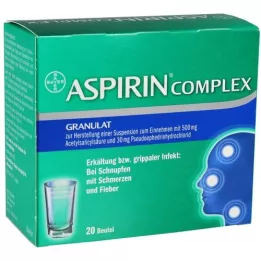 ASPIRIN COMPLEX Btl.M.Gran.Z.HHERST.E.SUF.Z.NE., 20 stk