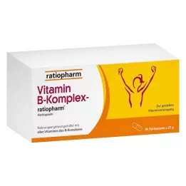 VITAMIN B-KOMPLEX-ratiopharm kapsler, 60 stk
