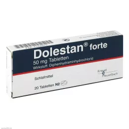 DOLESTAN forte tabletter, 20 stk