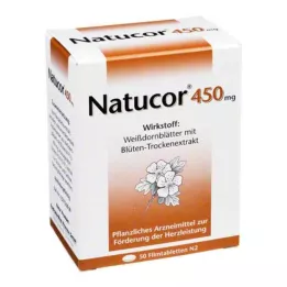 NATUCOR 450 mg filmdrasjerte tabletter, 50 stk