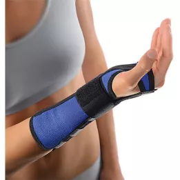 BORT Arm håndskinne venstre L blå/svart, 1 stk