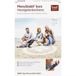 BORT ManuStabil kort venstre M-skinn, 1 stk