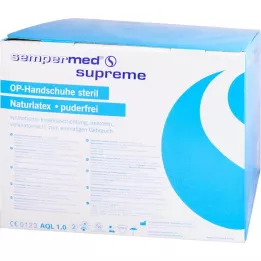 SEMPERMED Supreme OP-Hansker steril pulverfri størrelse 8,5, 50X2 stk