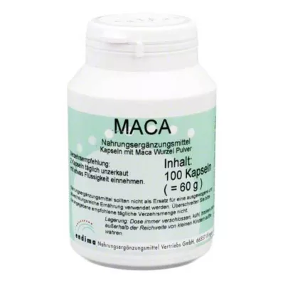 MACA KAPSLER, 100 stk MACA KAPSLER, 100 stk