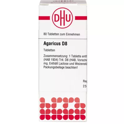 Agaricus d 8, 80 stk