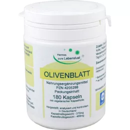 OLIVENBLATT-Vegi-ekstraktkapsler, 180 stk
