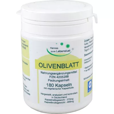 OLIVENBLATT-Vegi-ekstraktkapsler, 180 stk OLIVENBLATT-Vegi-ekstraktkapsler, 180 stk