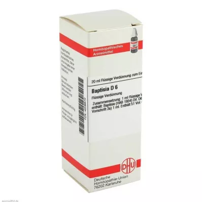 BAPTISIA D6 Fortynning, 20 ml BAPTISIA D6 Fortynning, 20 ml